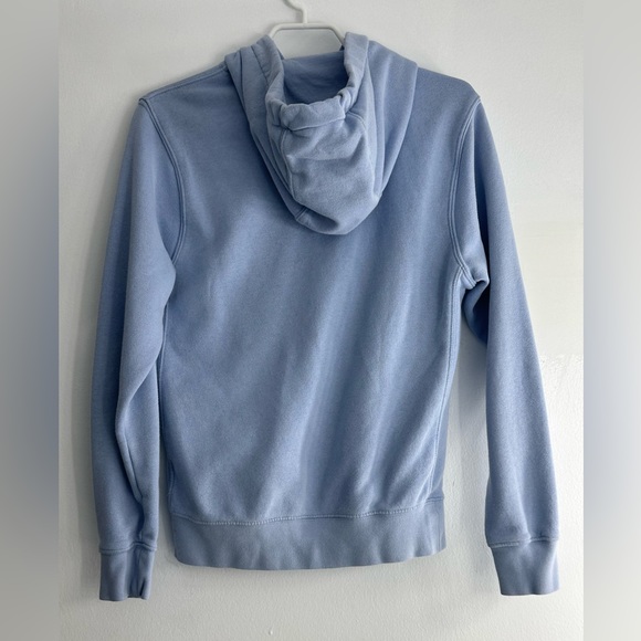 🔥Nike Hoodie baby blue  Swoosh Sweater pullover hoodie Boys Size xs  🔥 - Picture 2 of 3